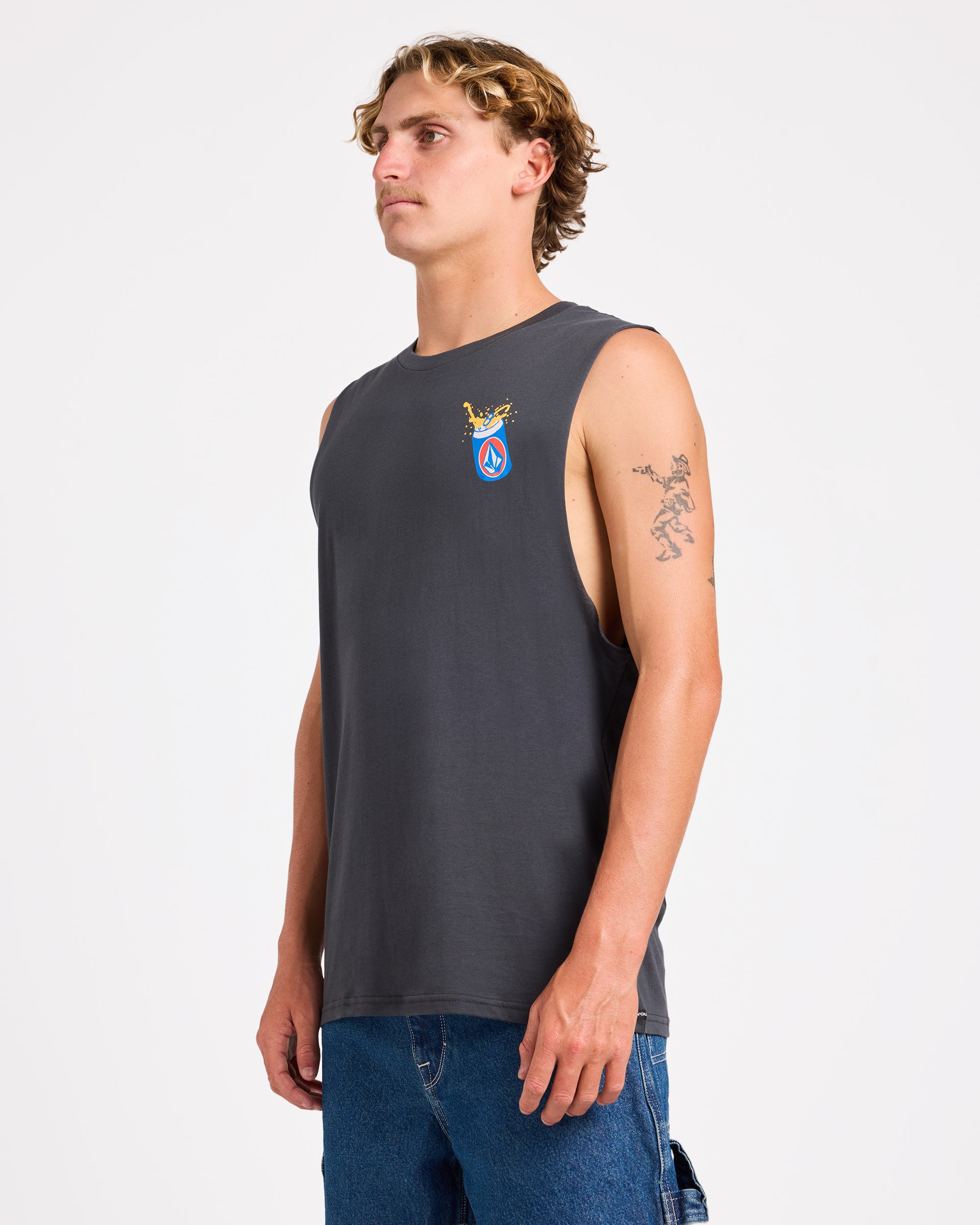 Mens Ice Cold Stoke Muscle Tee