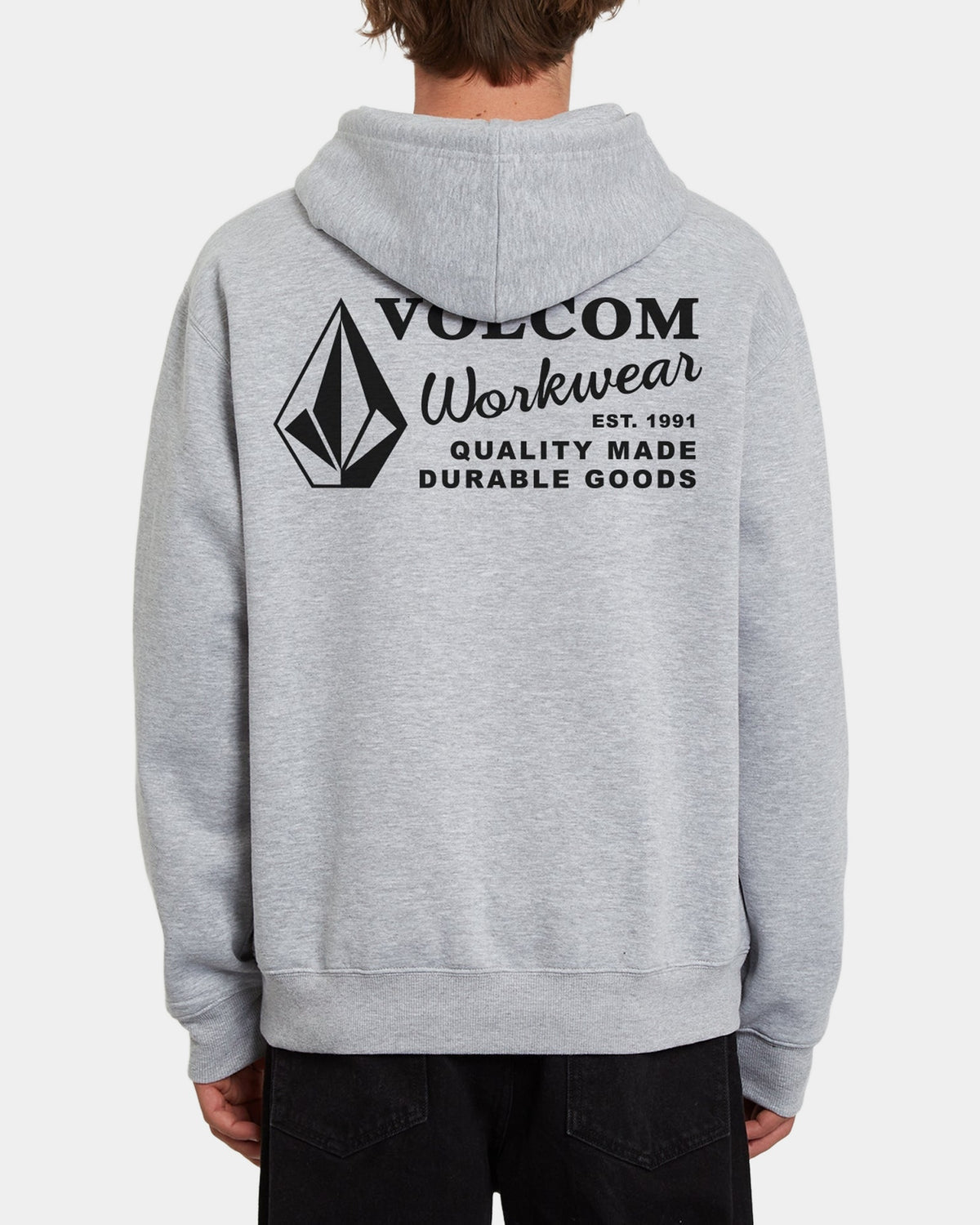 Mens Volcom Workwear Pullover Fleece