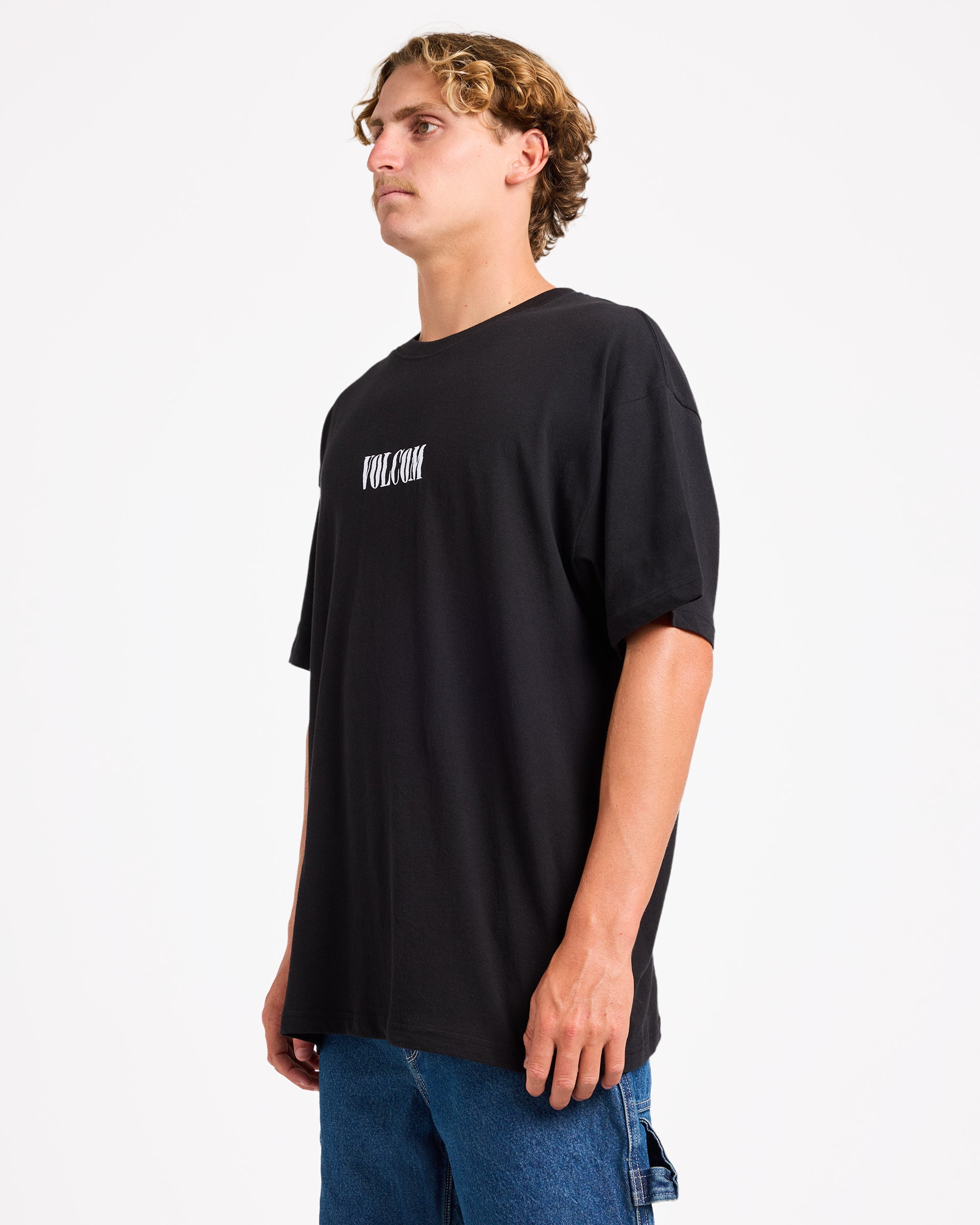Mens Ripple Stone Loose T-Shirt