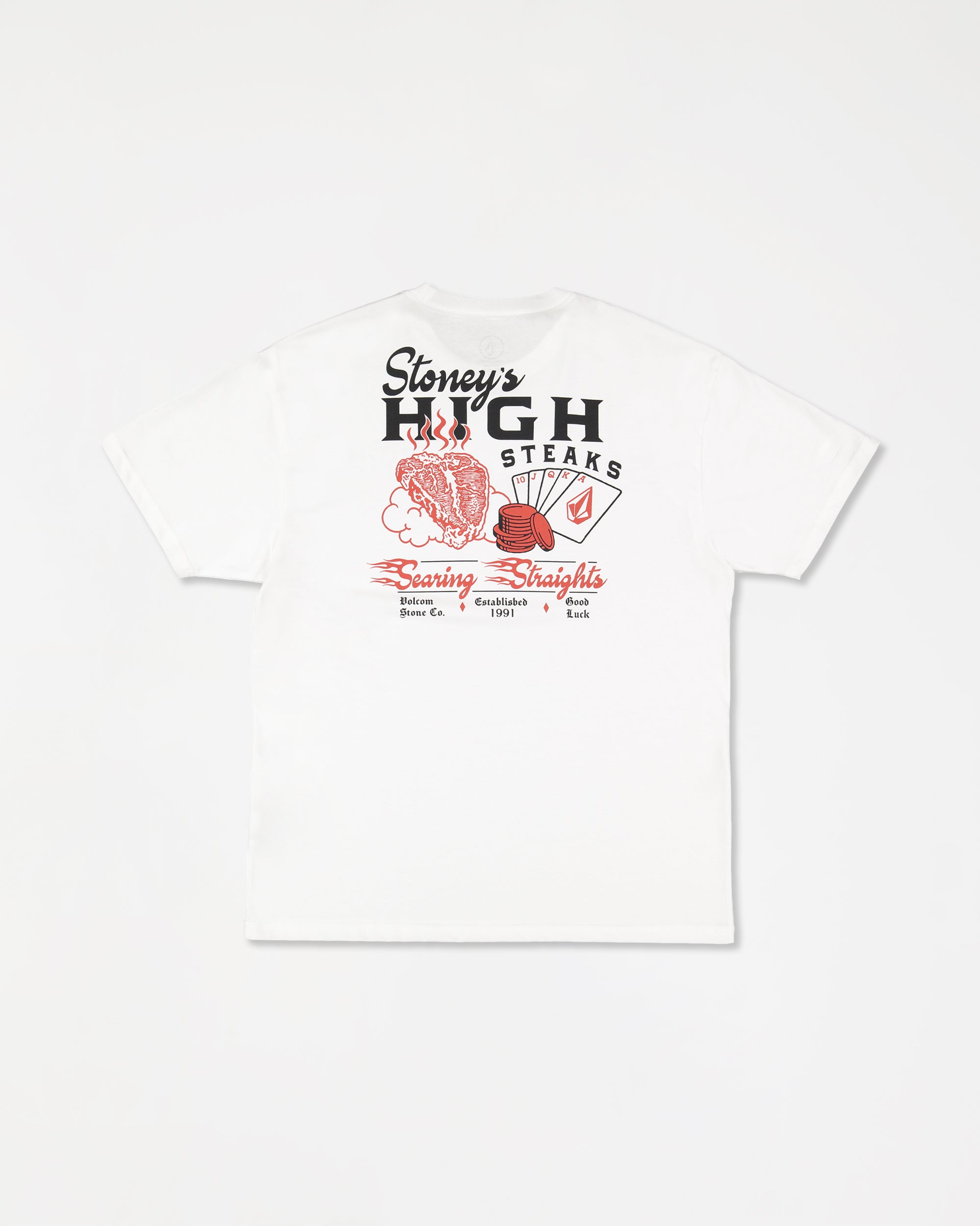 Mens High Steaks Short Sleeve Tee