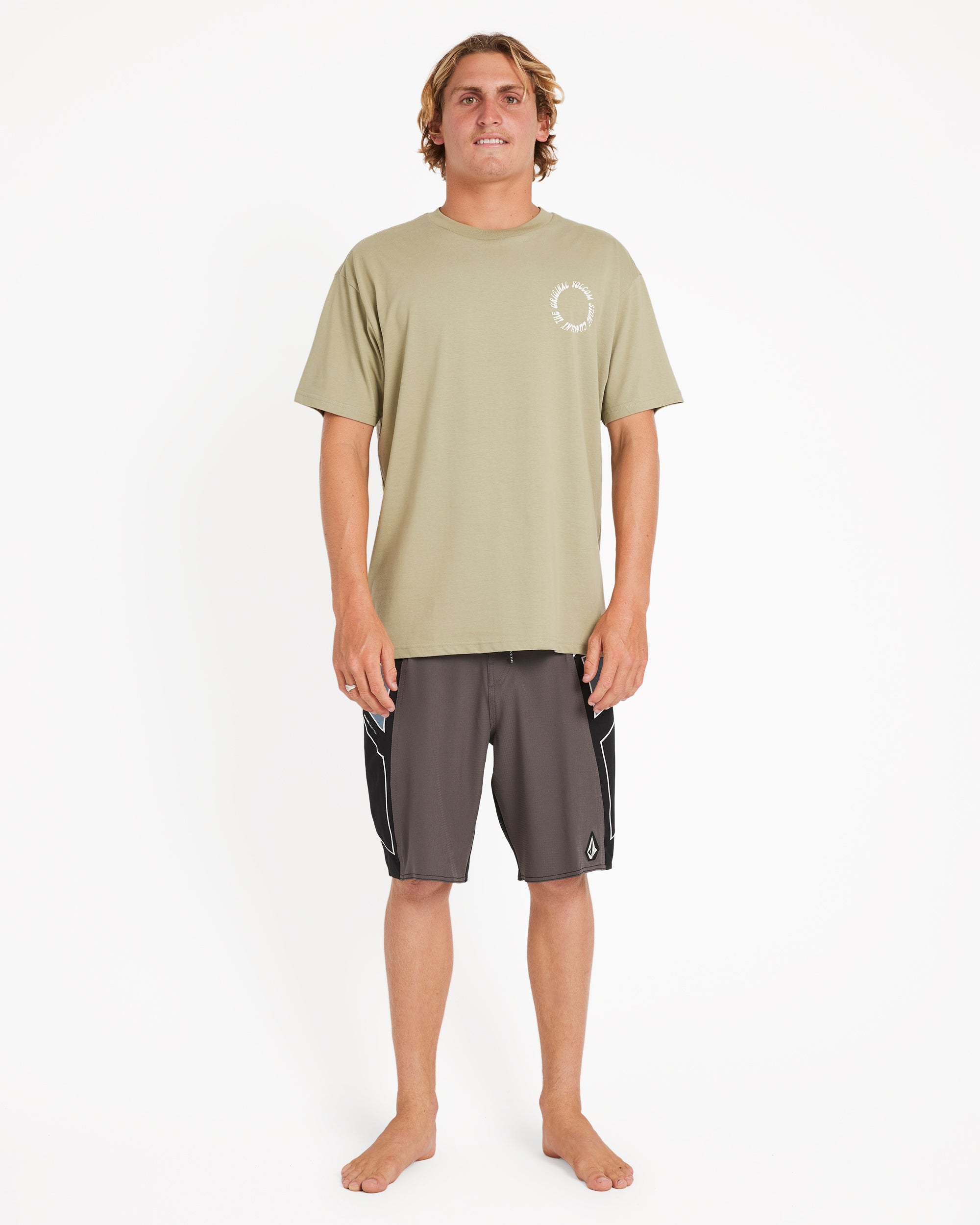 Mens Round Out Short Sleeve Tee