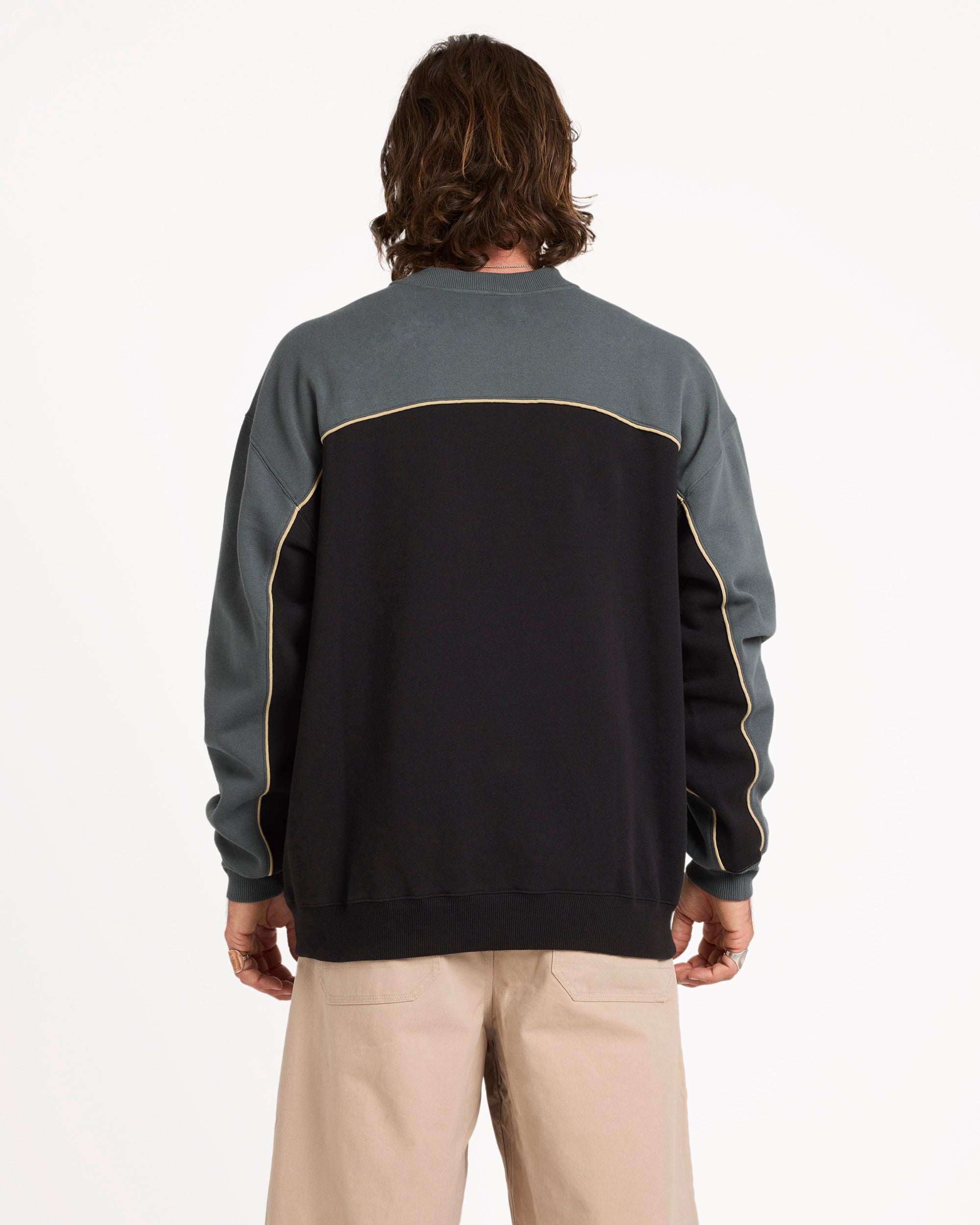 Mens 2k Stone Crew Neck