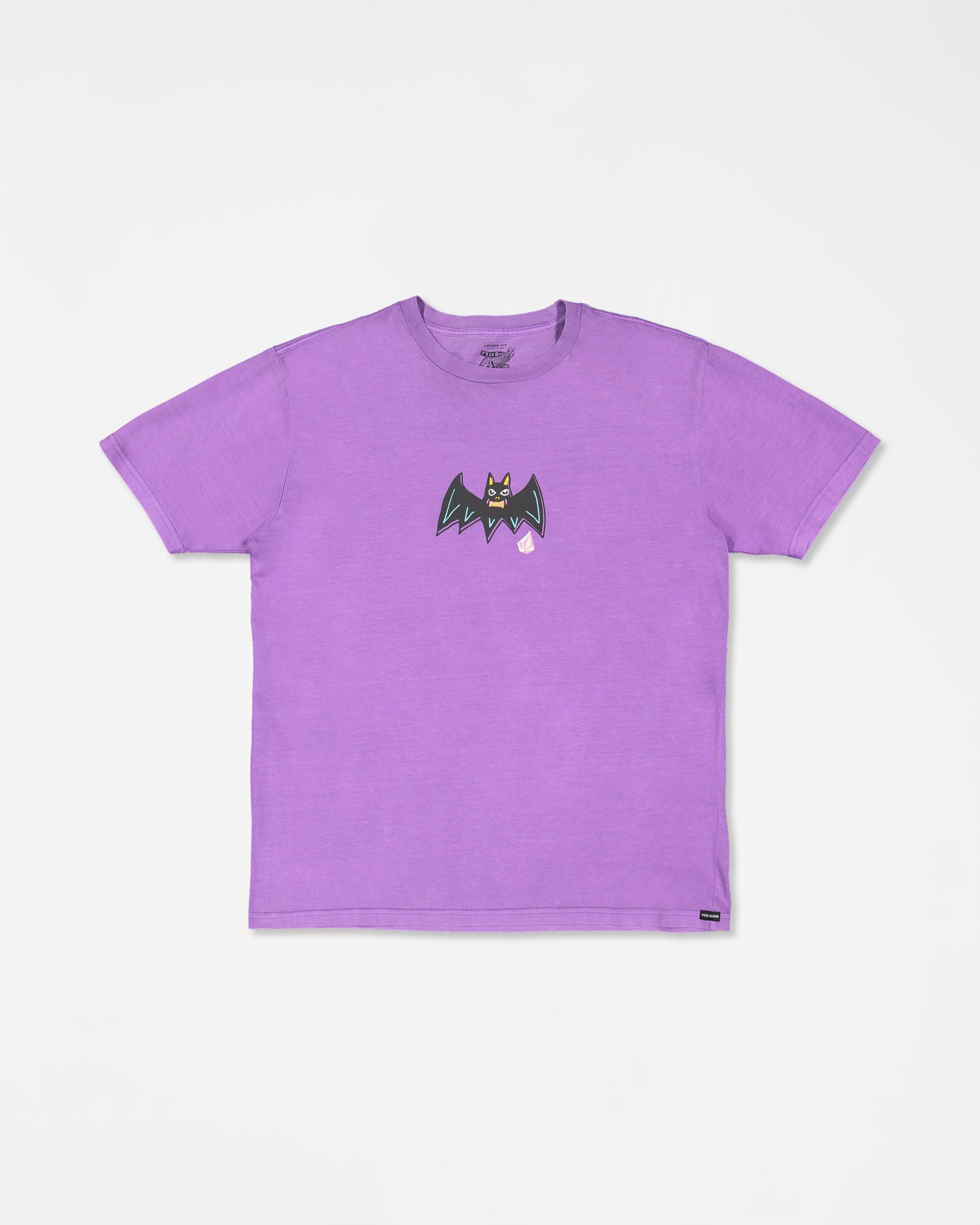 【archive】 80s Stone  purple shirt Featured Artist Ozzy Powered Short Sleeve Tee – Volcom