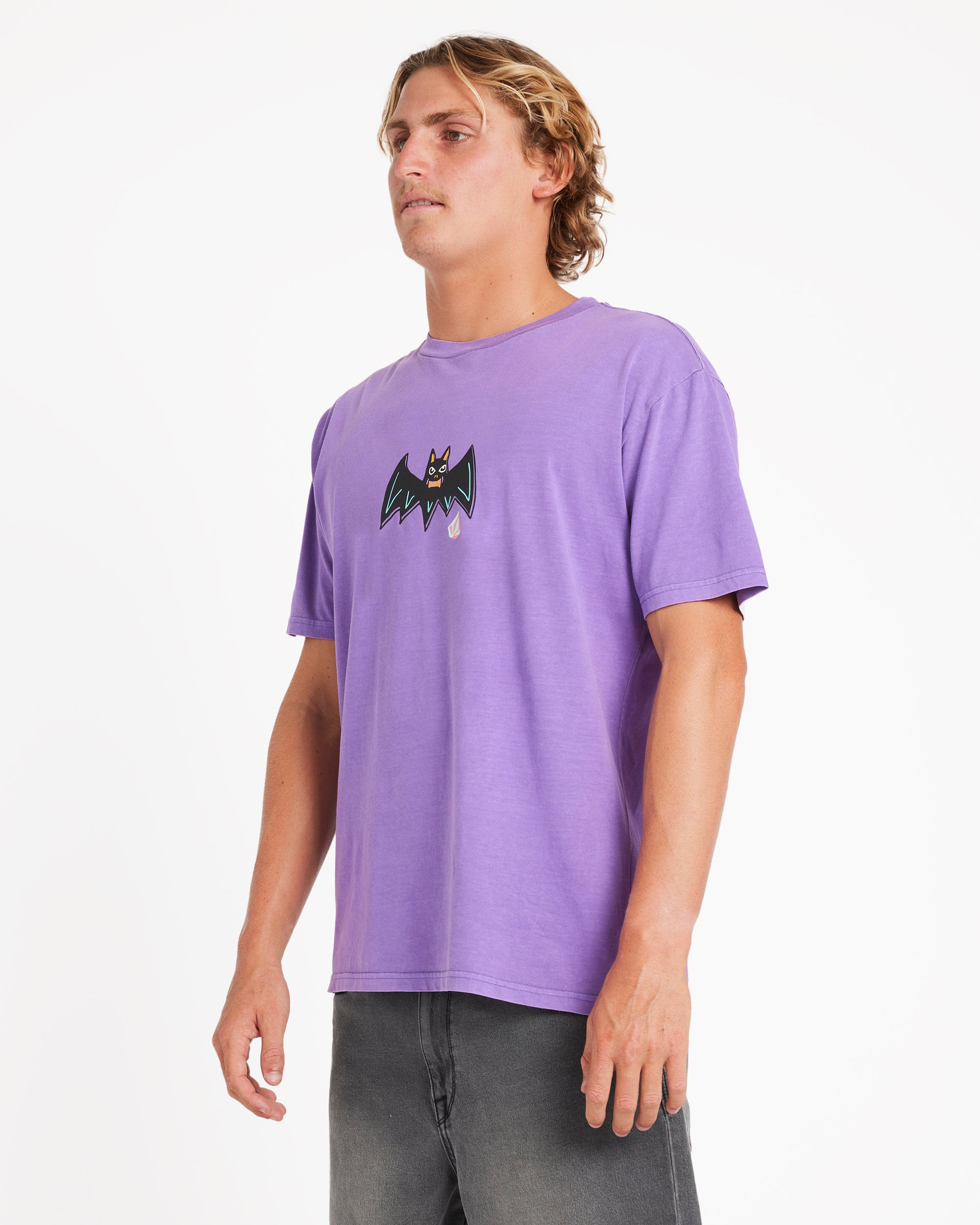 Mens Featured Artist Ozzy Powered T-Shirt – Deep Purple – Volcom