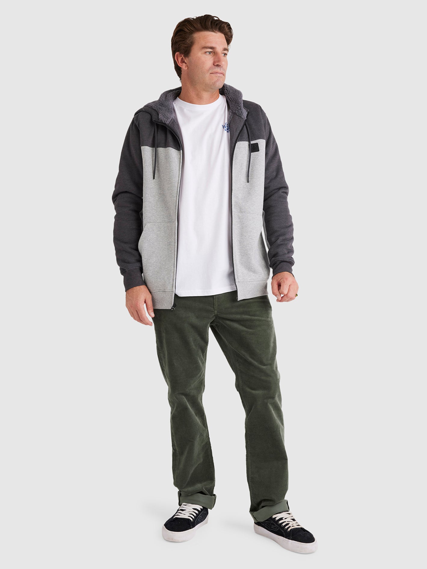 Division Lined Zip