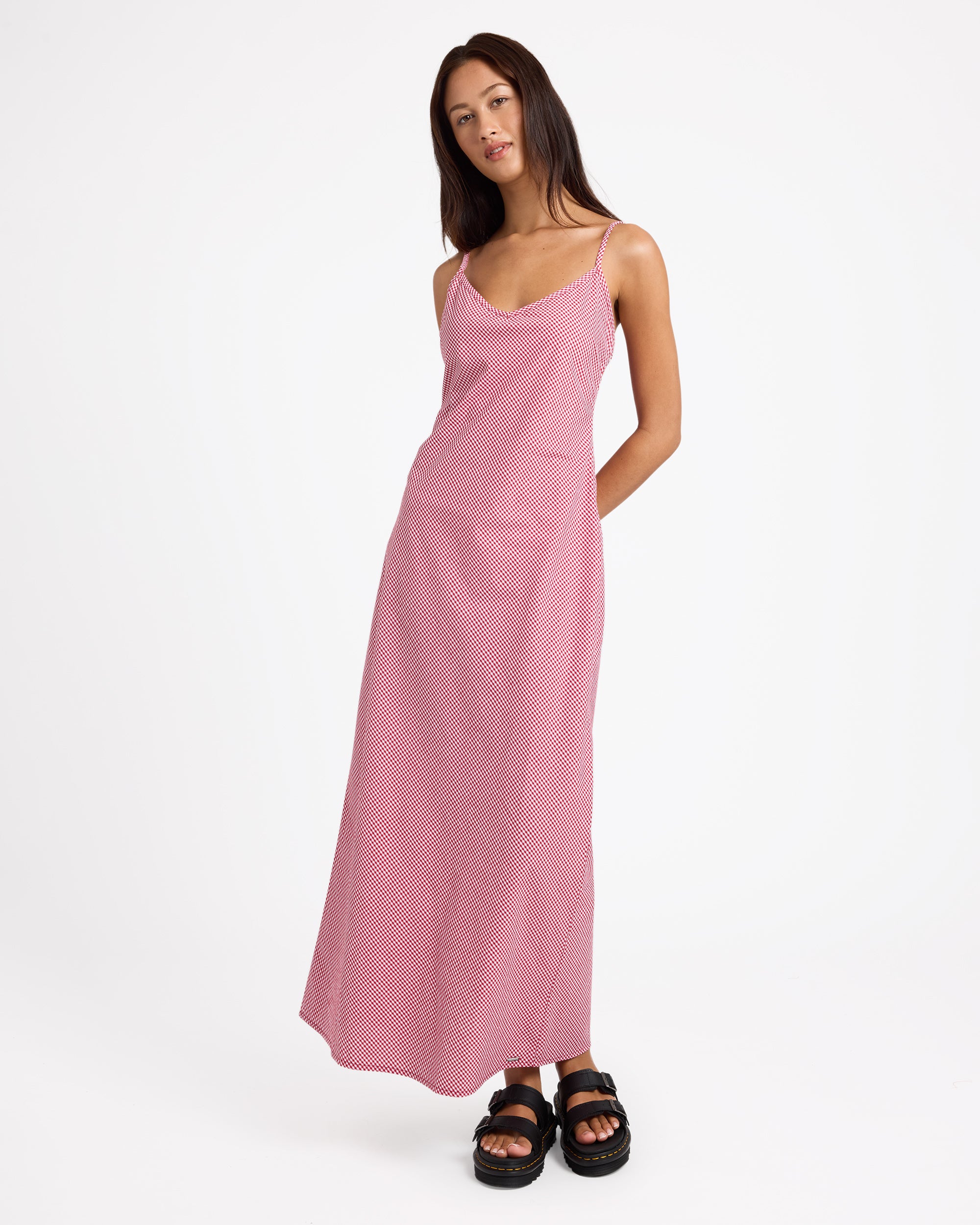 Womens Slippy Maxi Dress