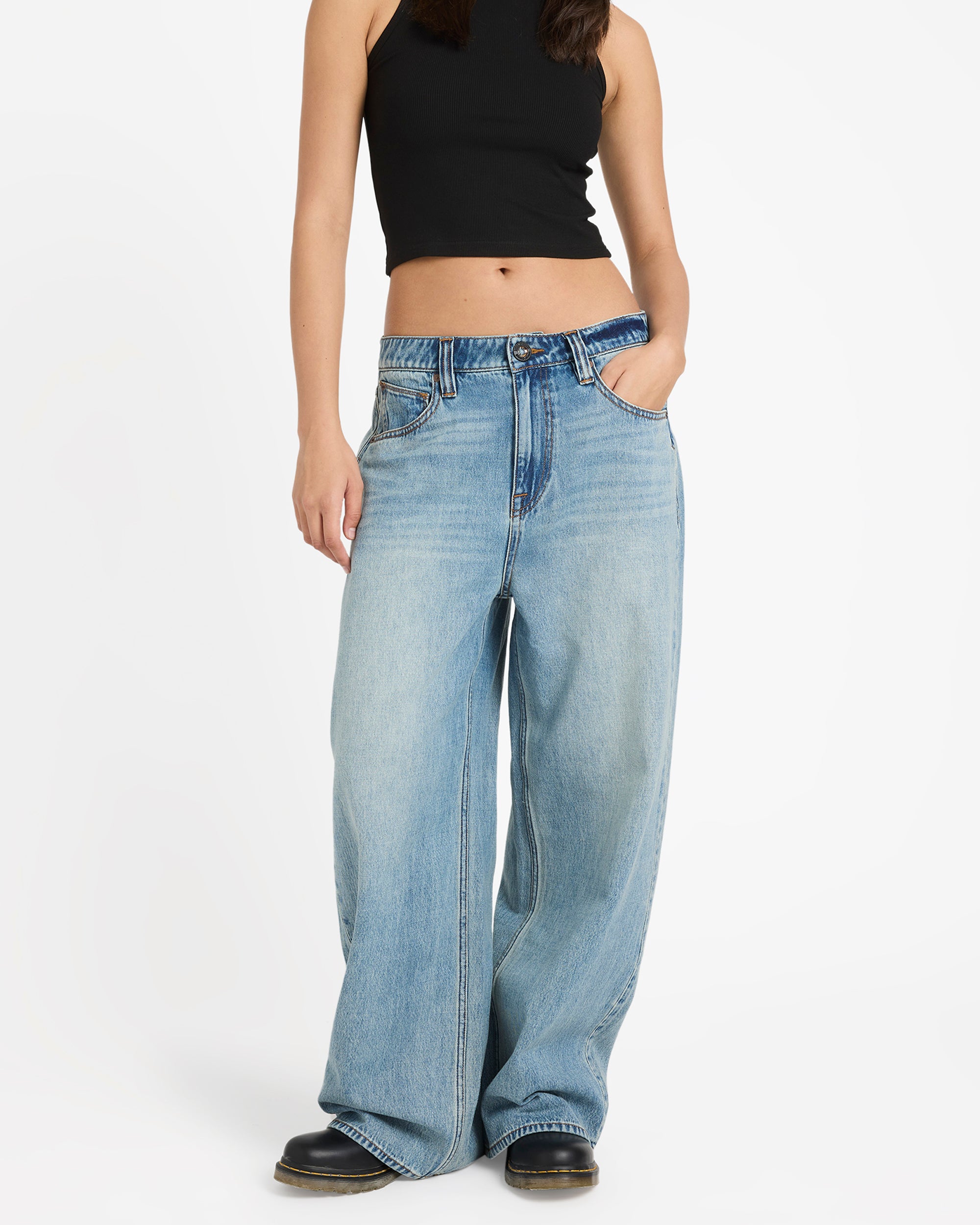 Womens Beeggy Denim Jeans