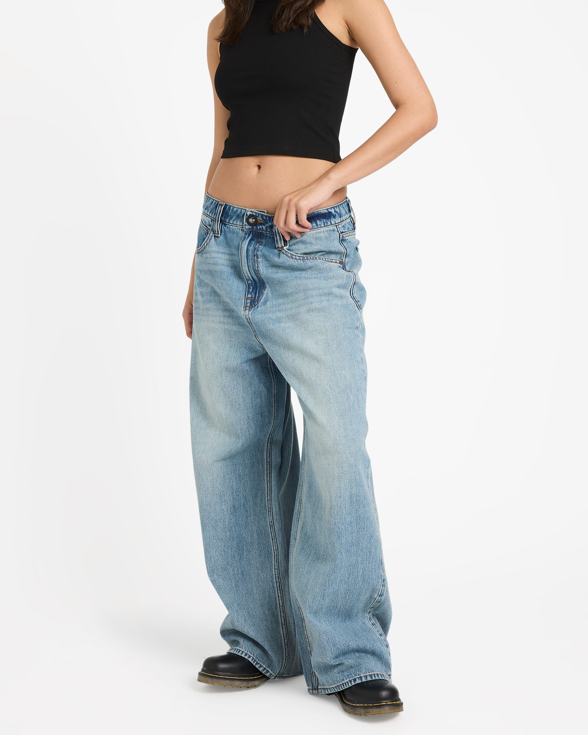 Womens Beeggy Denim Jeans