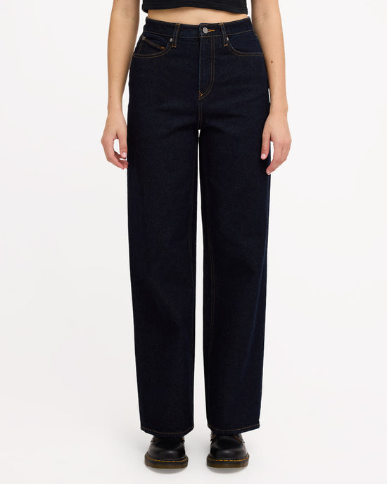 Womens Stoned BF High Rise Denim Jeans