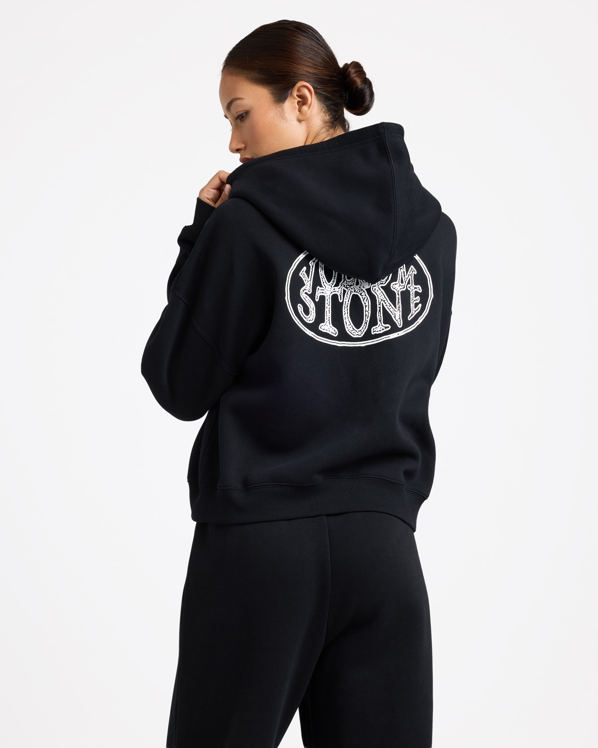 Womens Get Up Zip Up Hoodie