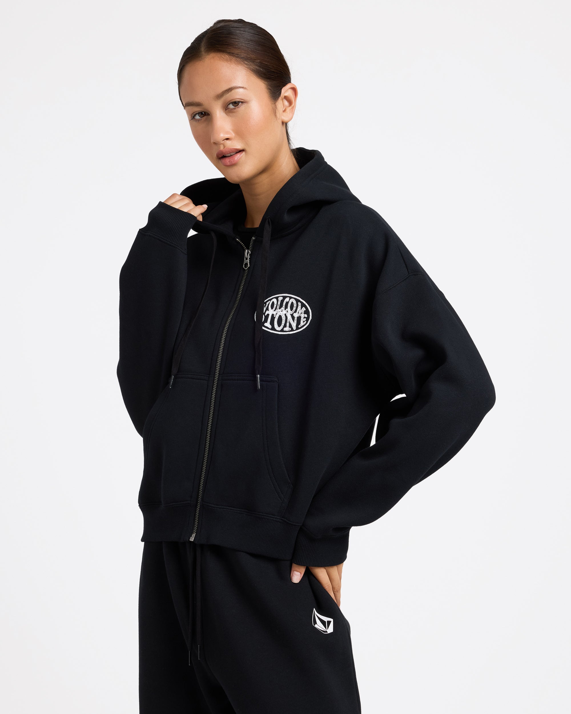 Womens Get Up Zip Up Hoodie