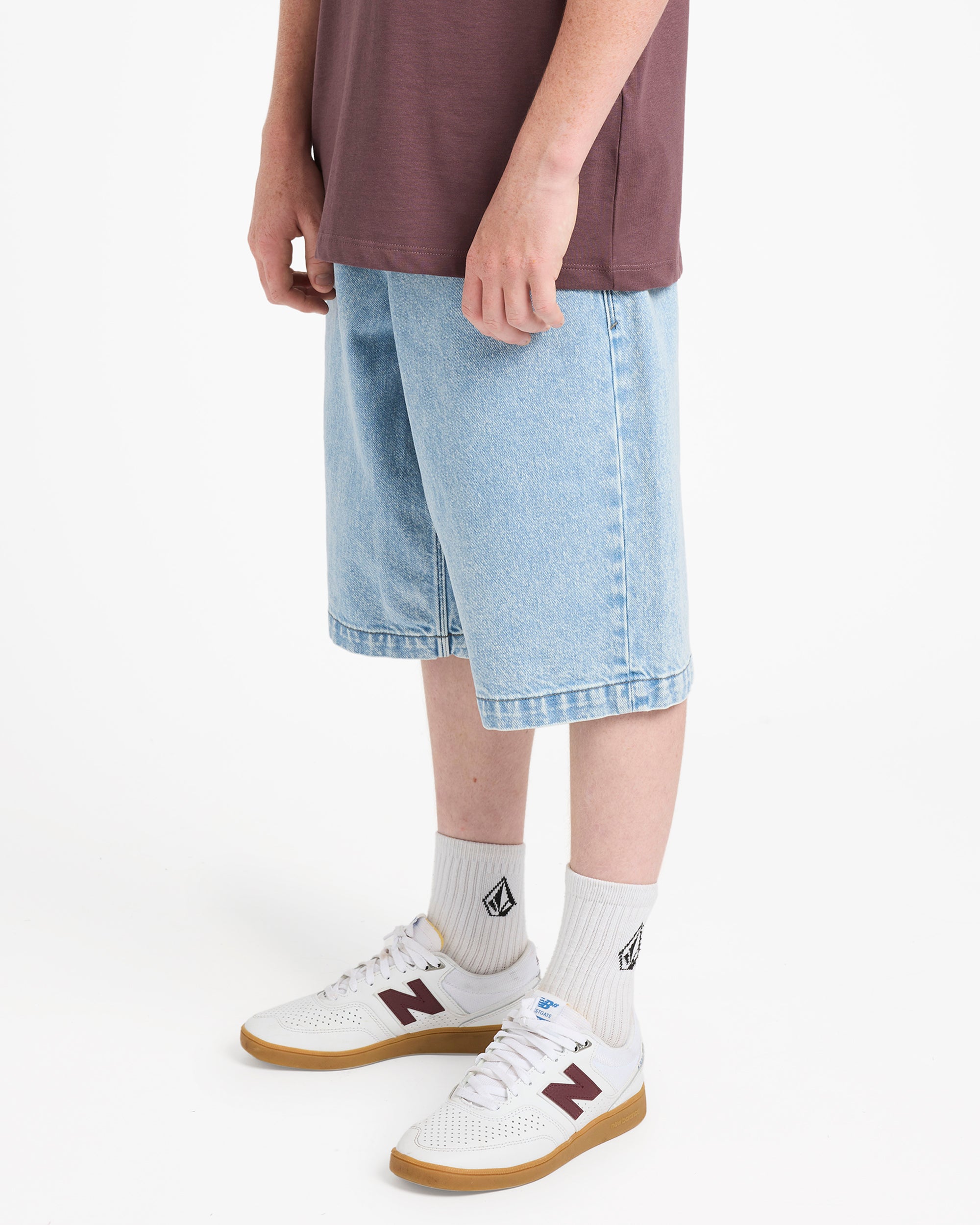 Boys 8-16 Freazy Loose Denim Shorts