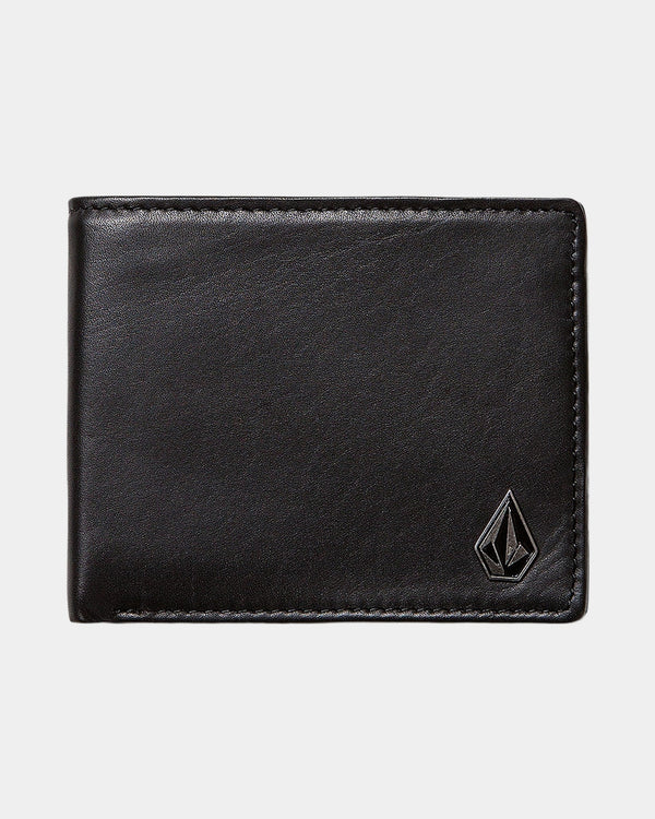Mens Single Stone Leather Wallet