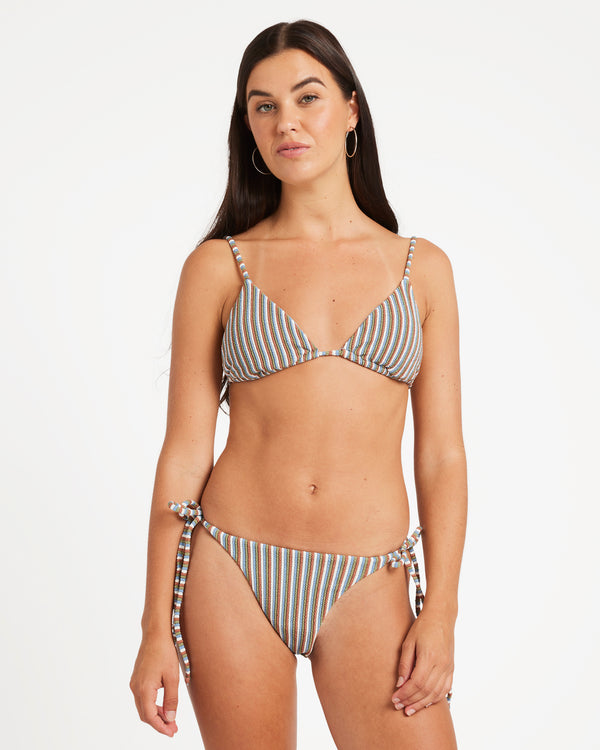 Womens See U Soon Triangle Bikini Top