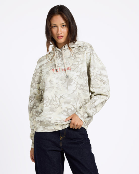 Womens Shadowed Pullover Hoodie