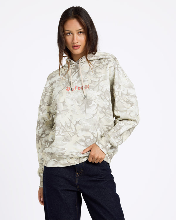 Womens Shadowed Pullover Hoodie