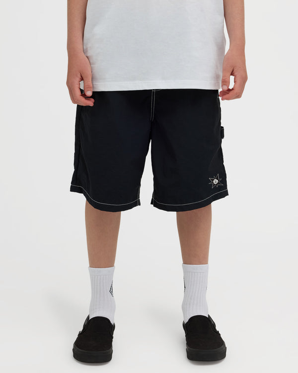 Boys 8-16 Disturb Elastic Waist Shorts