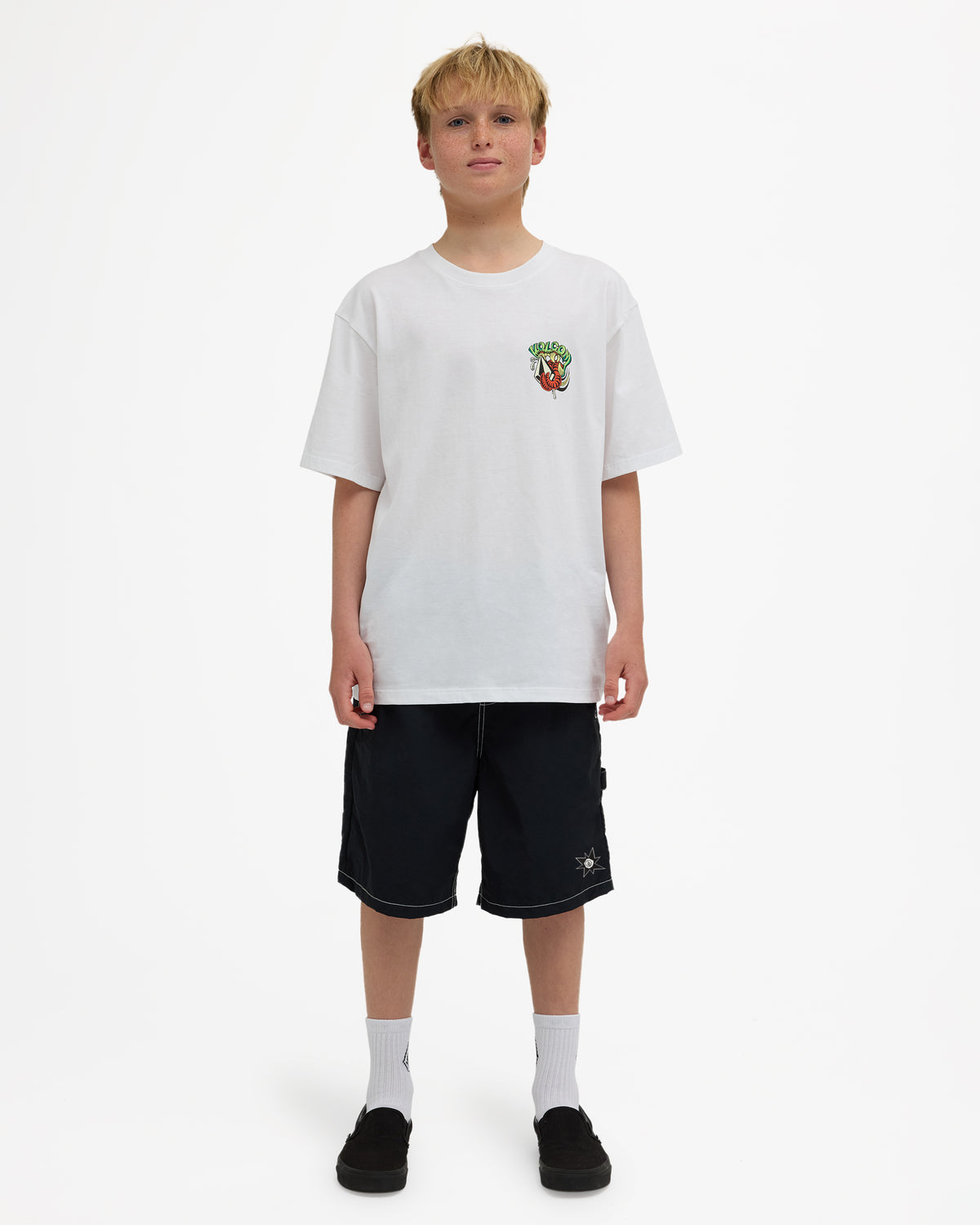 Boys 8-16 Disturb Elastic Waist Shorts