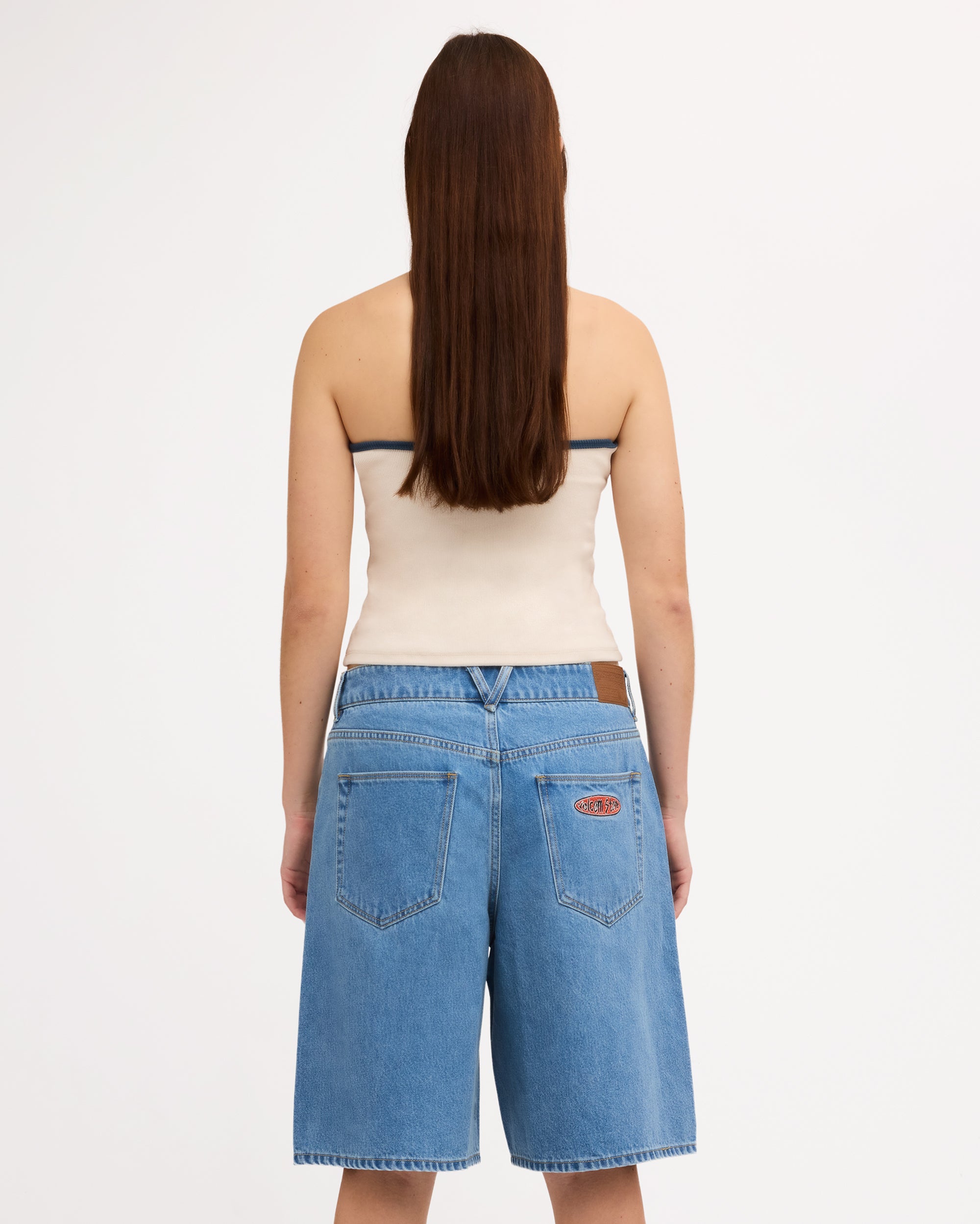 Womens Legged It Denim Shorts