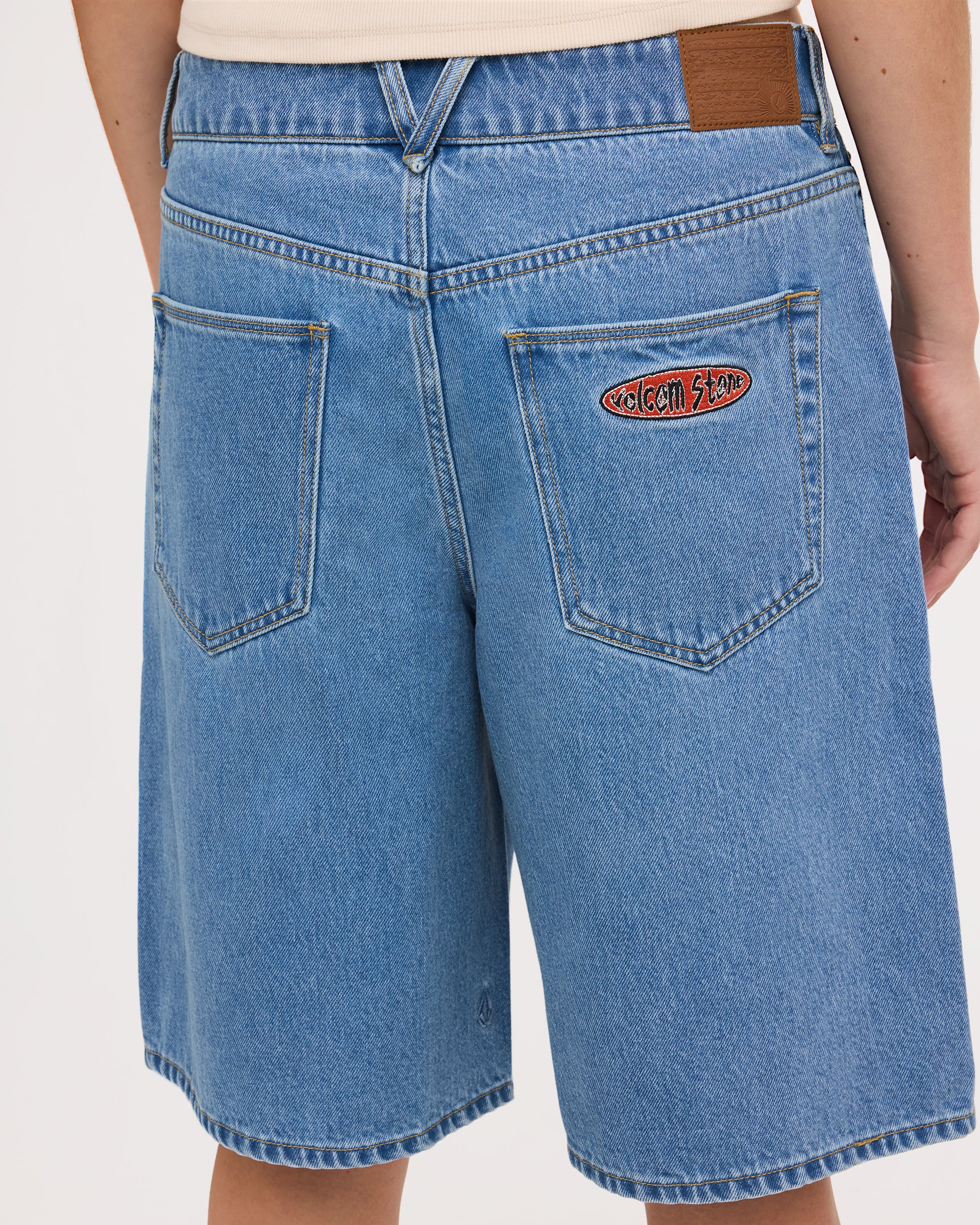 Womens Legged It Denim Shorts