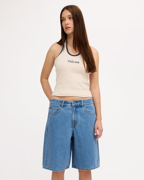 Womens Legged It Denim Shorts