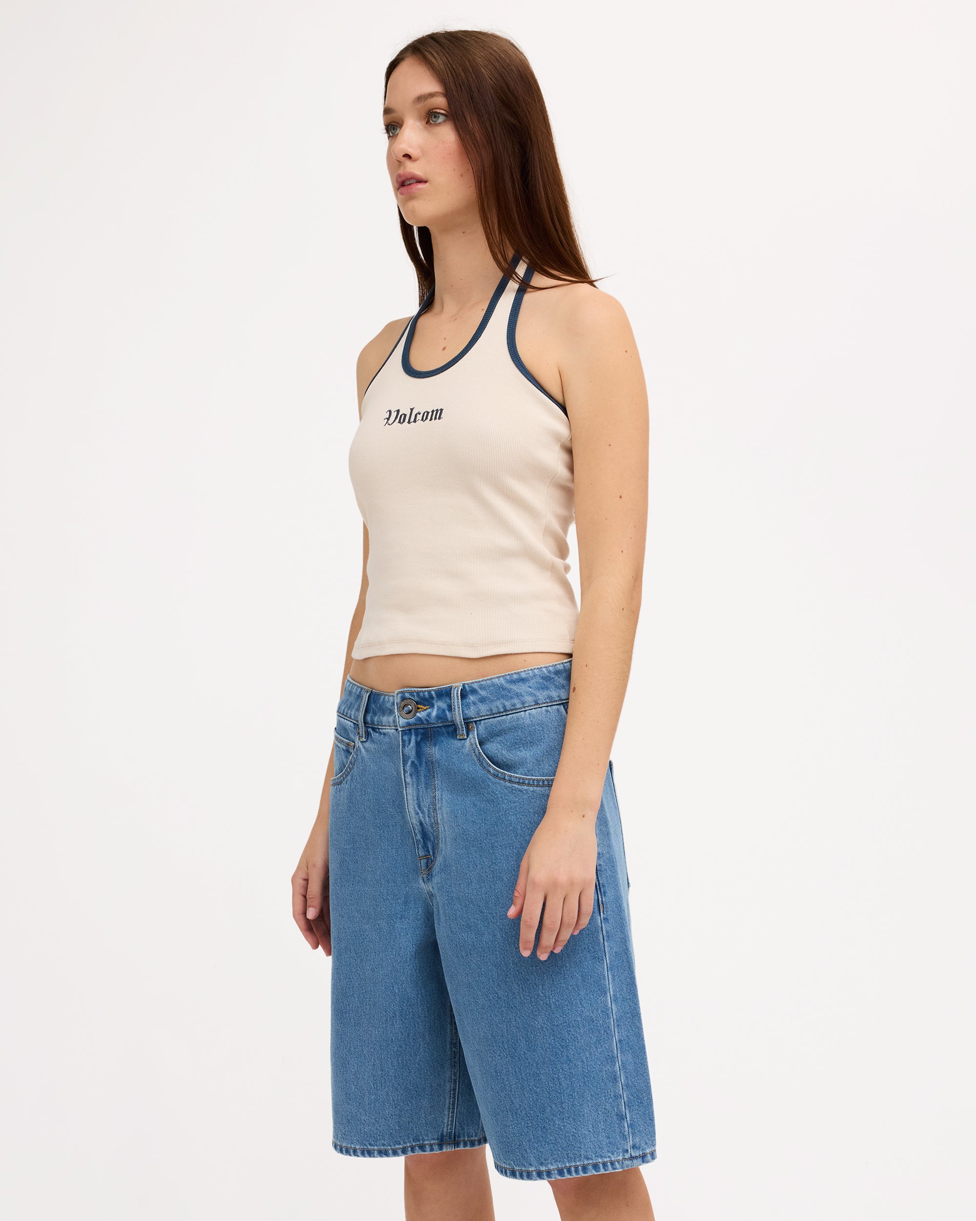 Womens Legged It Denim Shorts