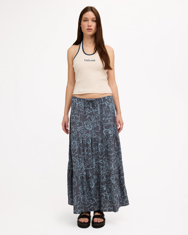 Womens Boa Maxi Skirt