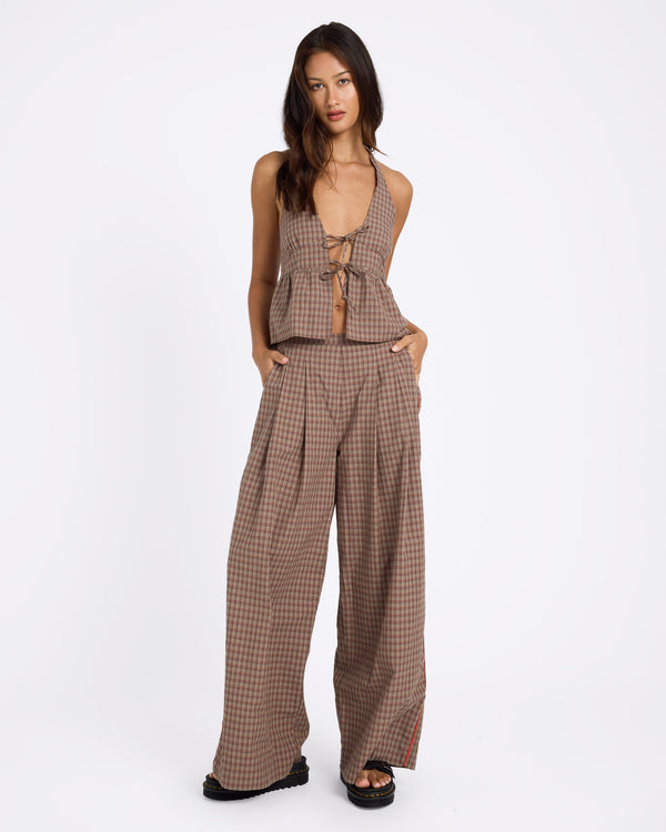 Womens Checker Pants