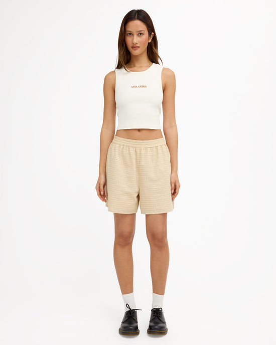 Womens Mellow Elastic Waist Shorts