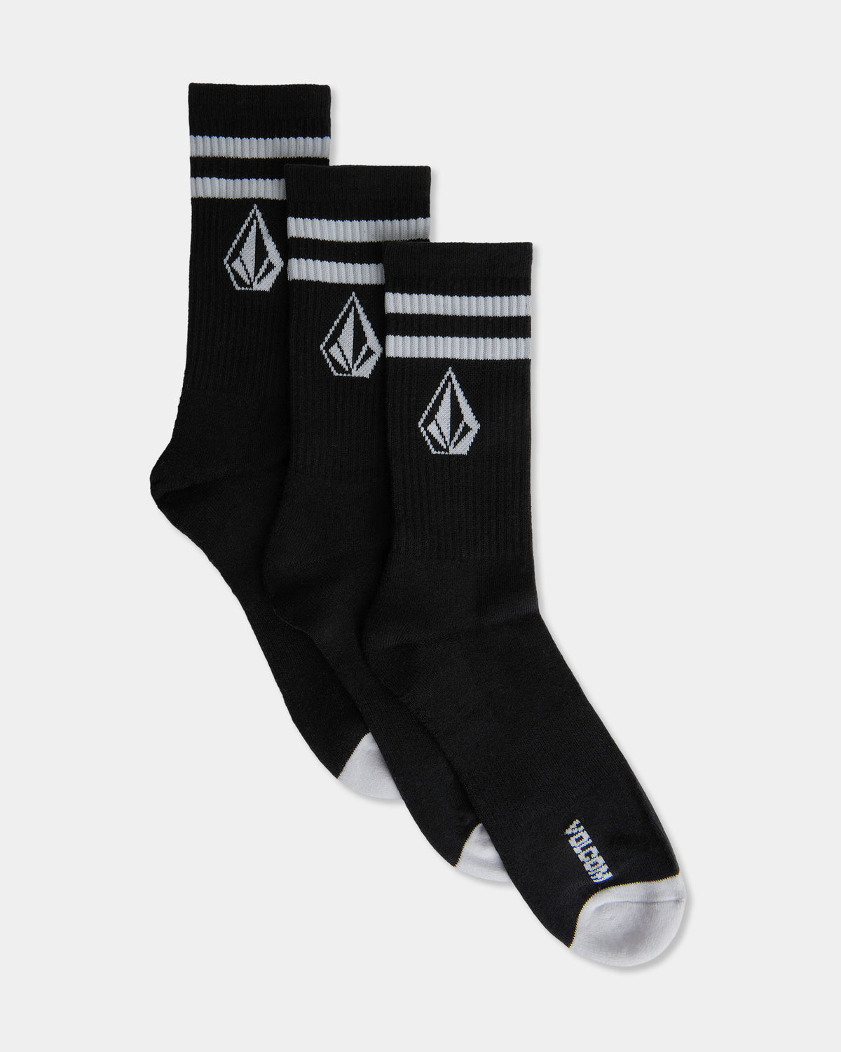 Mens Retro Stone 3 Pack Socks