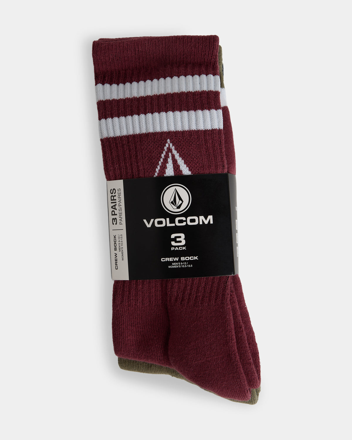 Mens Retro Stone 3 Pack Socks