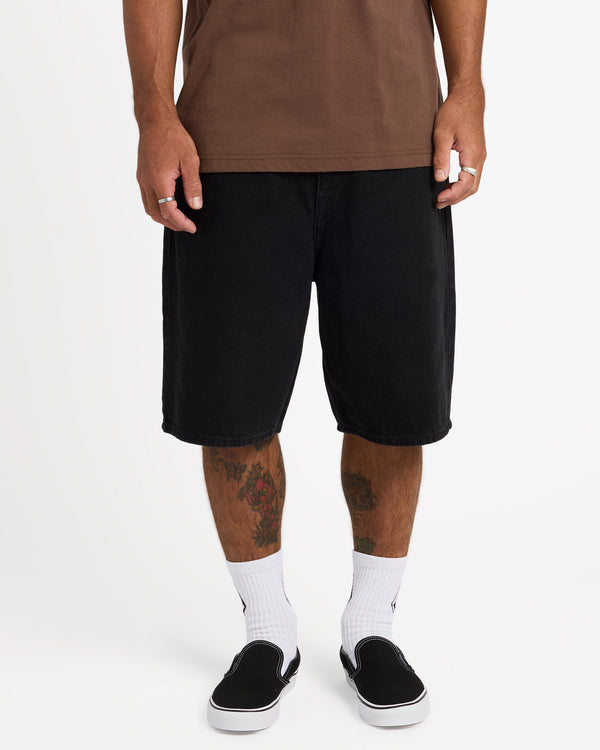 Mens Billow Denim Shorts