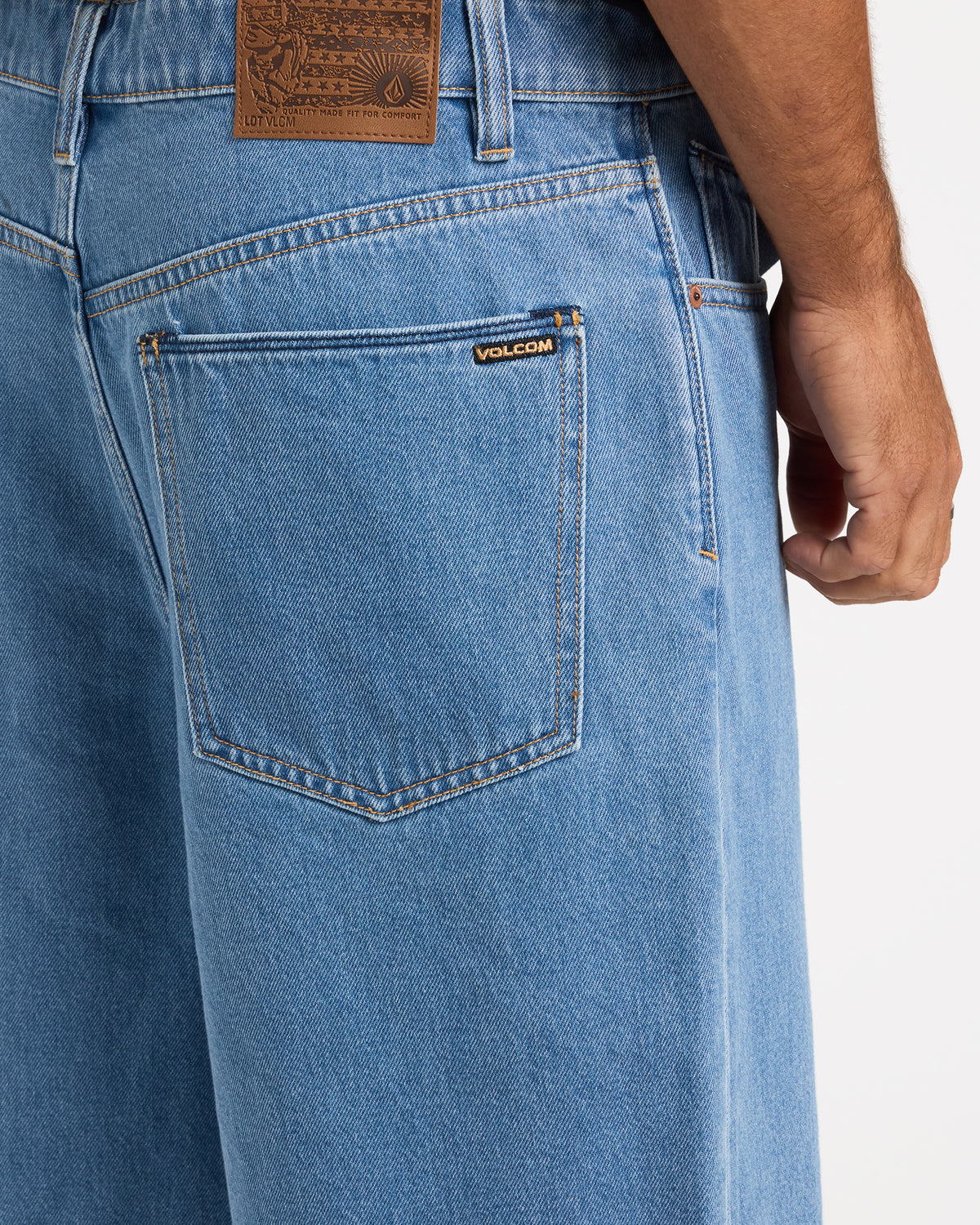 Mens Billow Denim Shorts