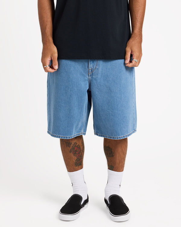 Mens Billow Denim Shorts