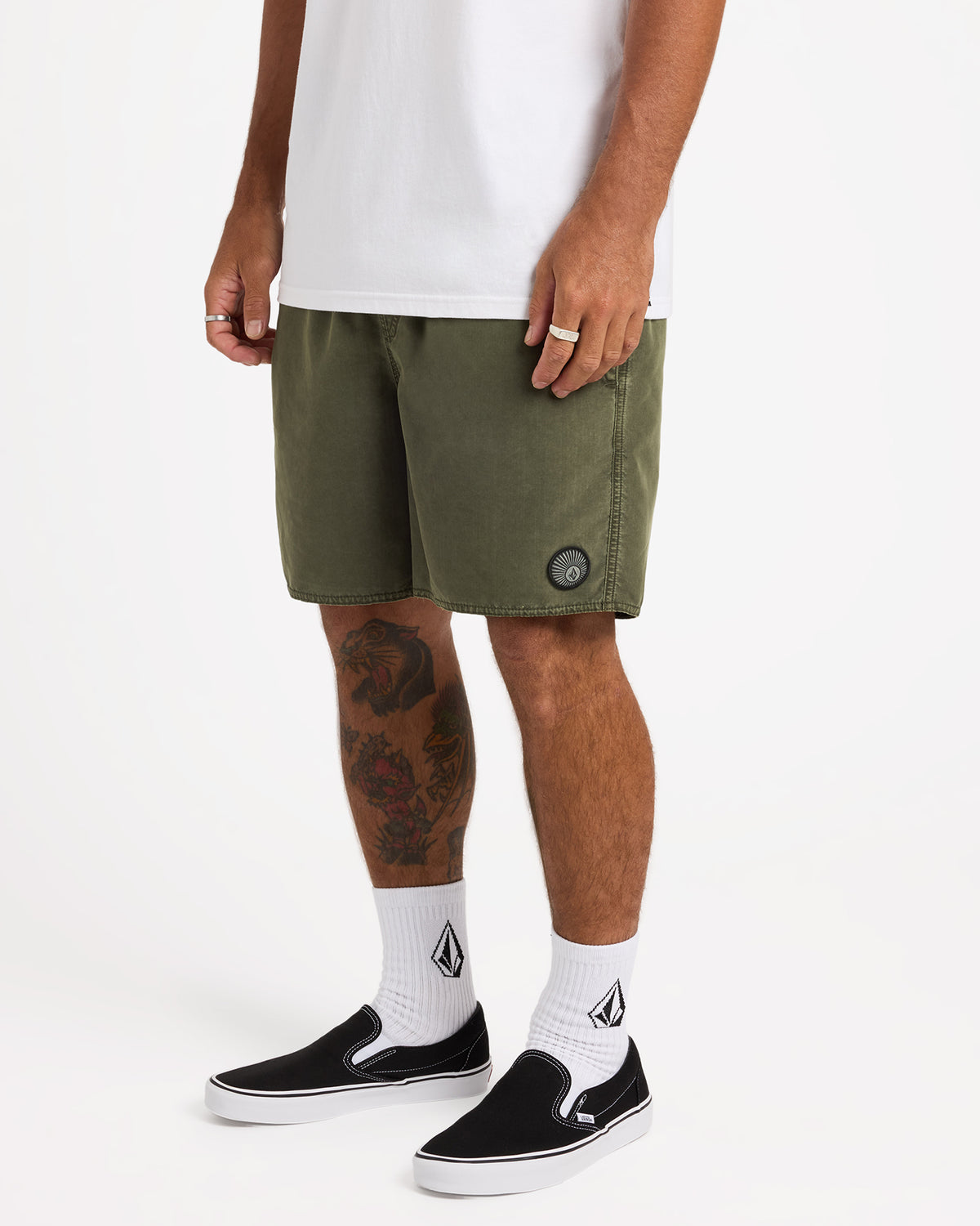 Mens Center 17" Volley Shorts