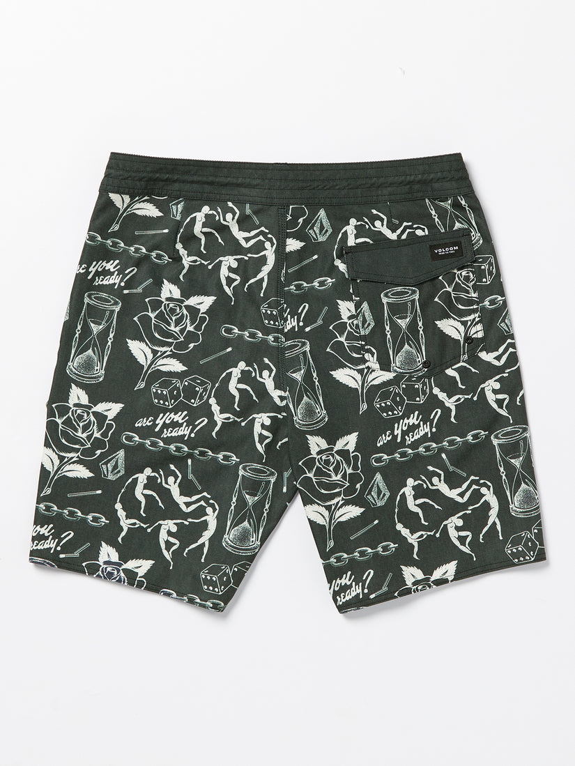 Medley Stoney 19" Boardshort - Stealth (A0832301_STH) [B]