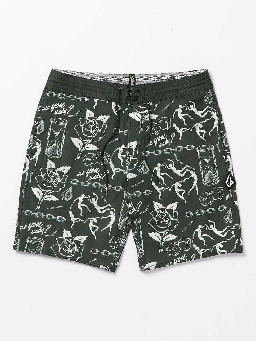 Medley Stoney 19" Boardshort - Stealth (A0832301_STH) [F]