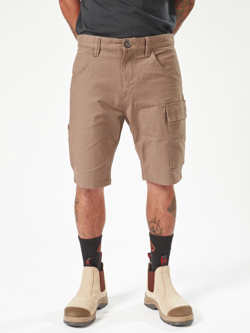 Volcom Workwear Caliper Work Short 20" - Brindle