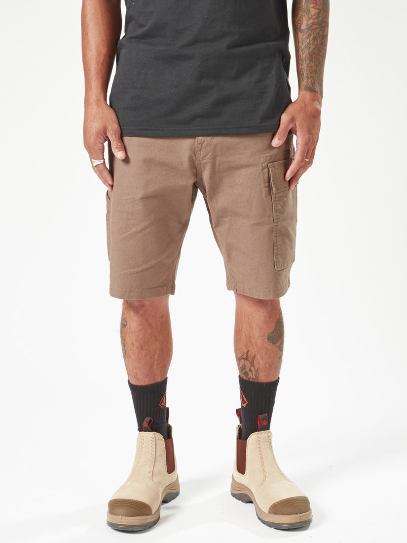 Volcom Workwear Caliper Work Short 20" - Brindle