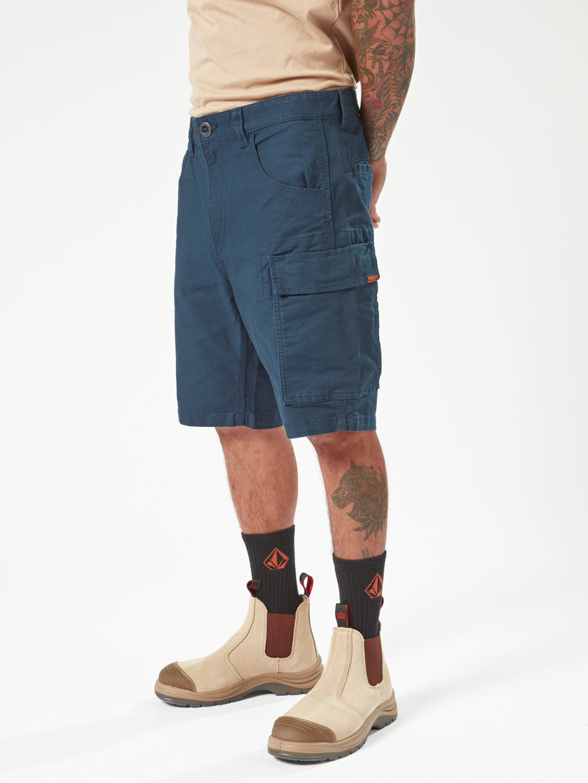 Volcom Workwear Caliper Work Short 20" - Navy
