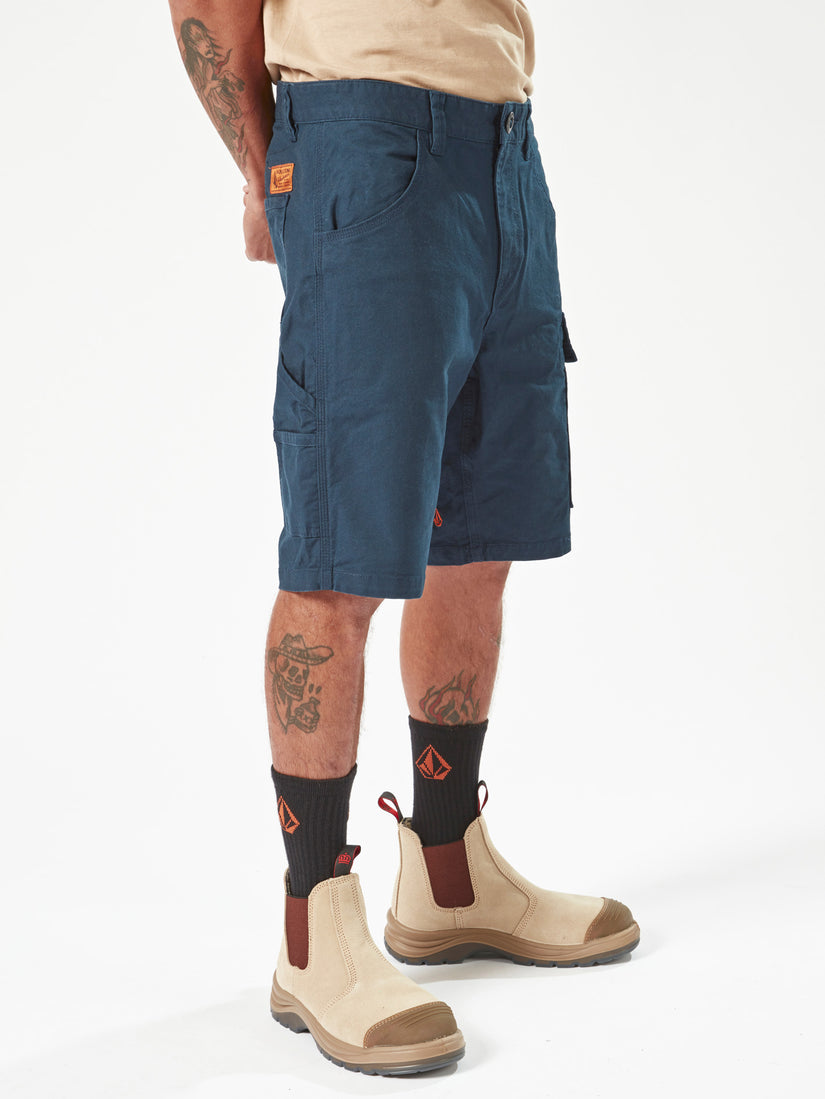 Volcom Workwear Caliper Work Short 20" - Navy