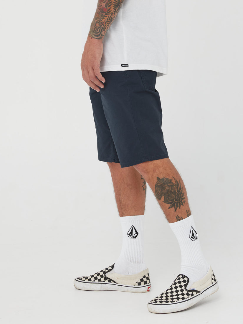 V Solver Light Weight Short - Navy (A09118G0_NVY) [1]