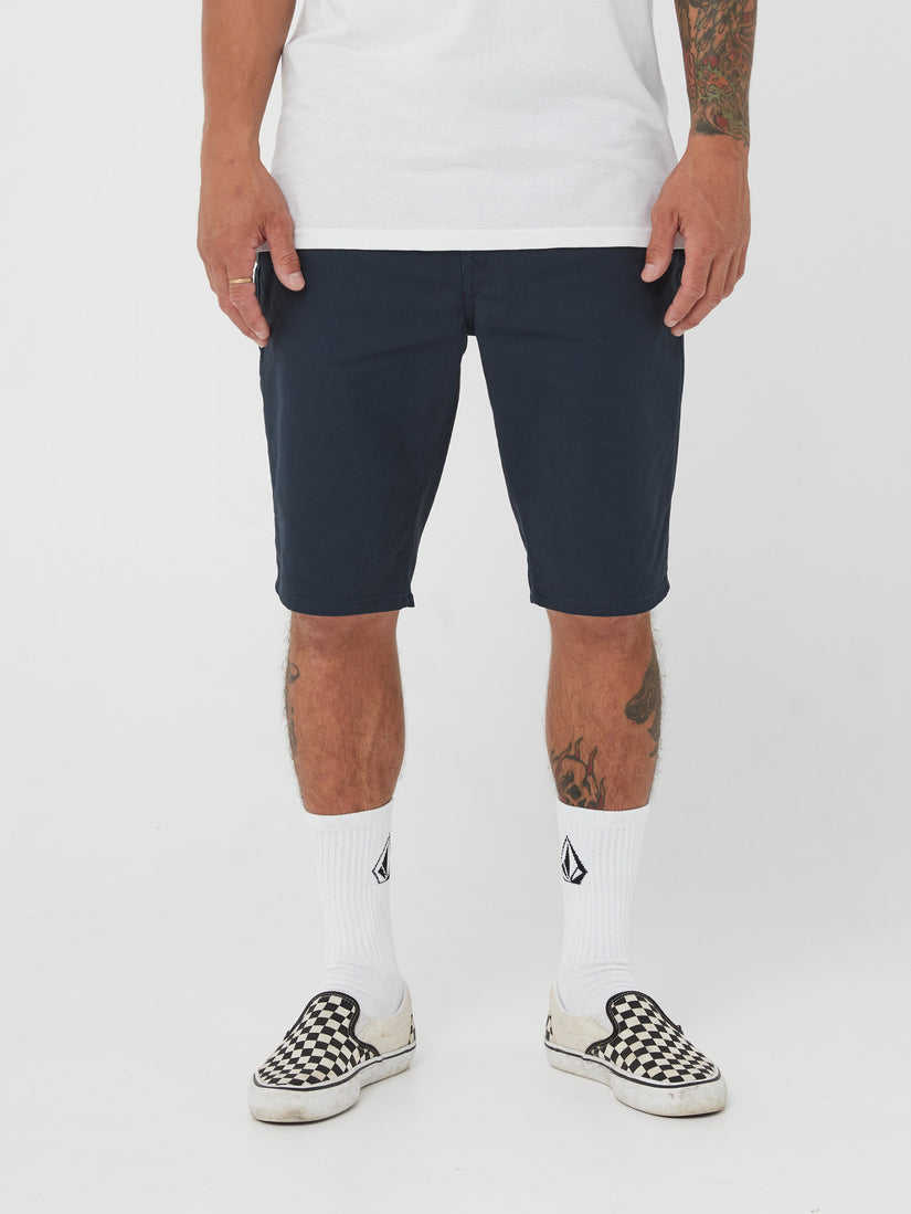 V Solver Light Weight Short - Navy (A09118G0_NVY) [F]