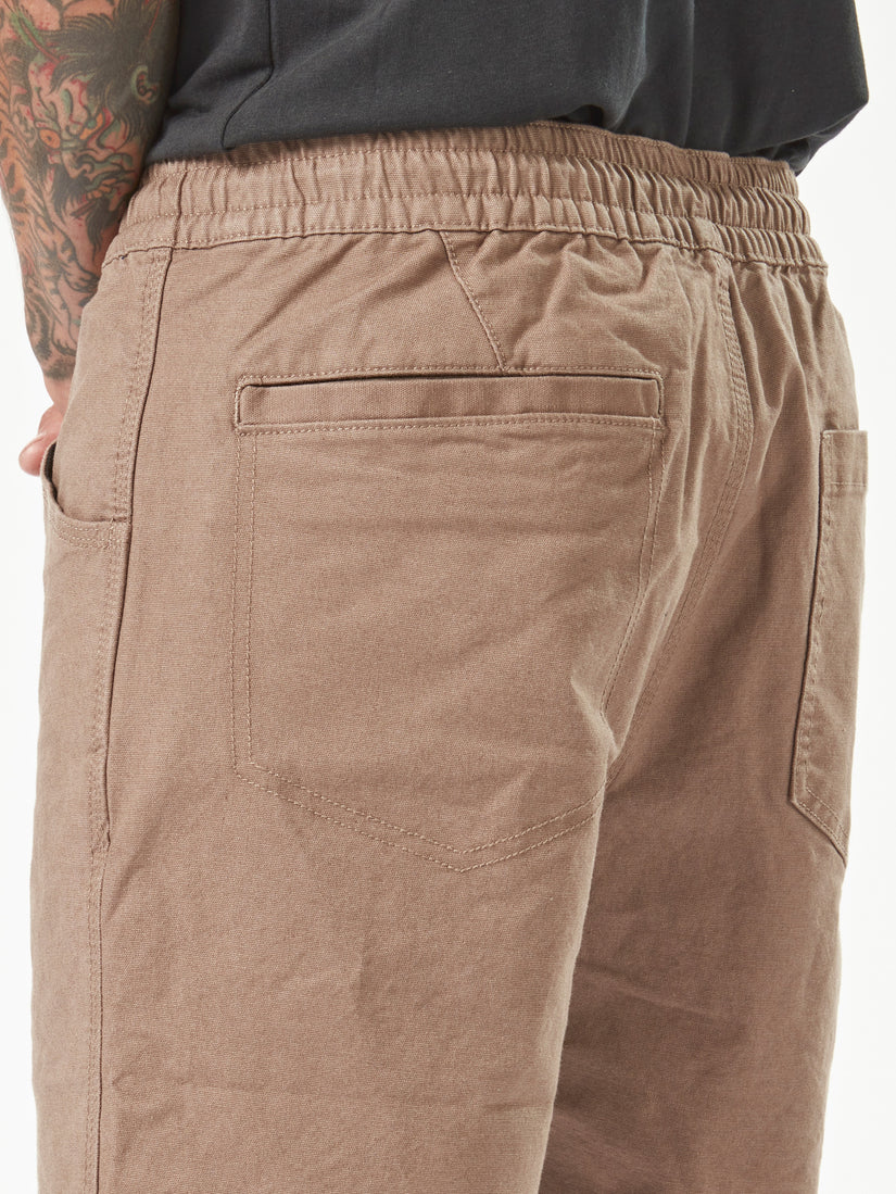 Volcom Workwear Caliper Elastic Waist Short 17" -  Brindle