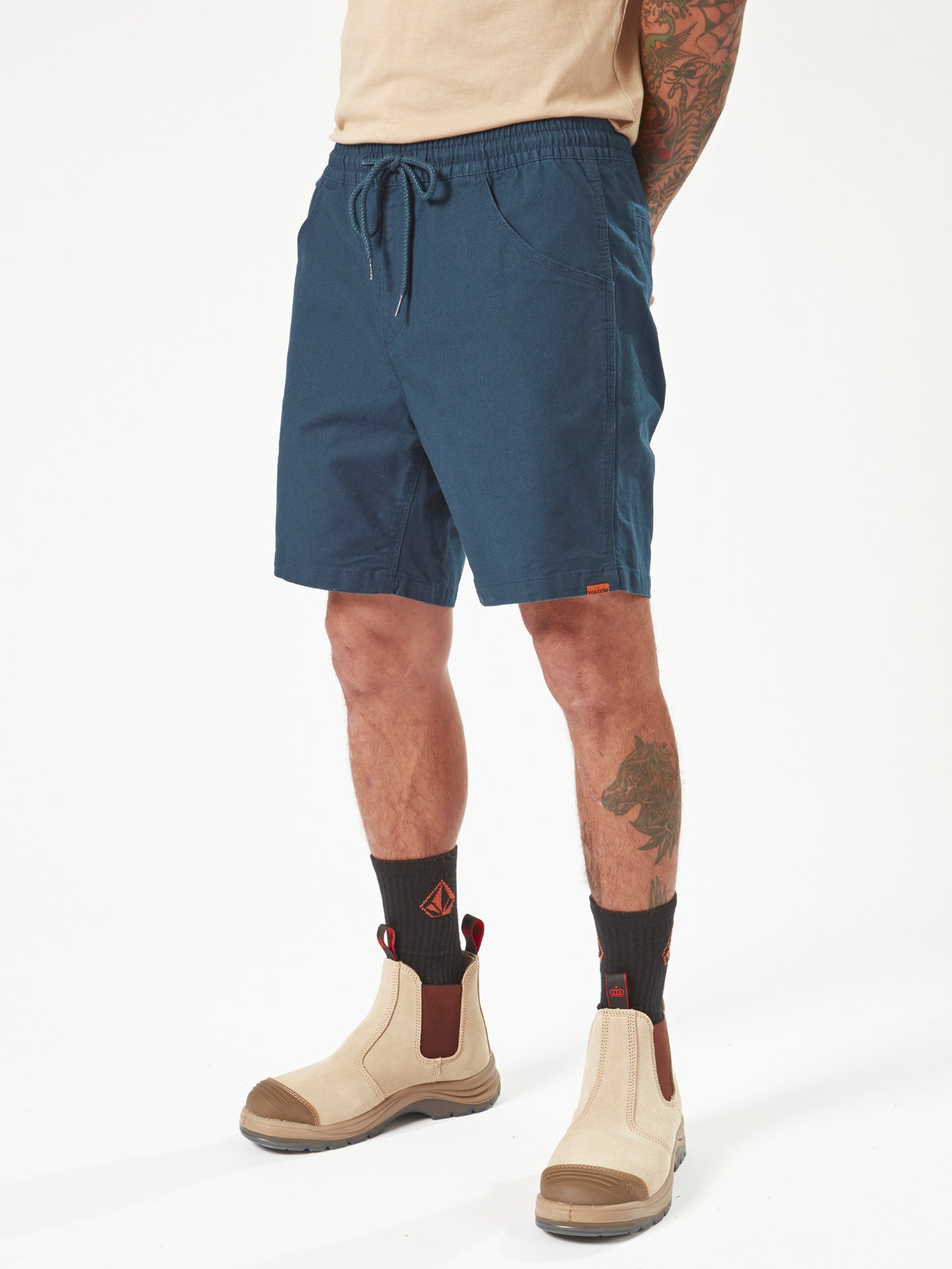 Volcom Workwear Caliper Elastic Waist Short 17"