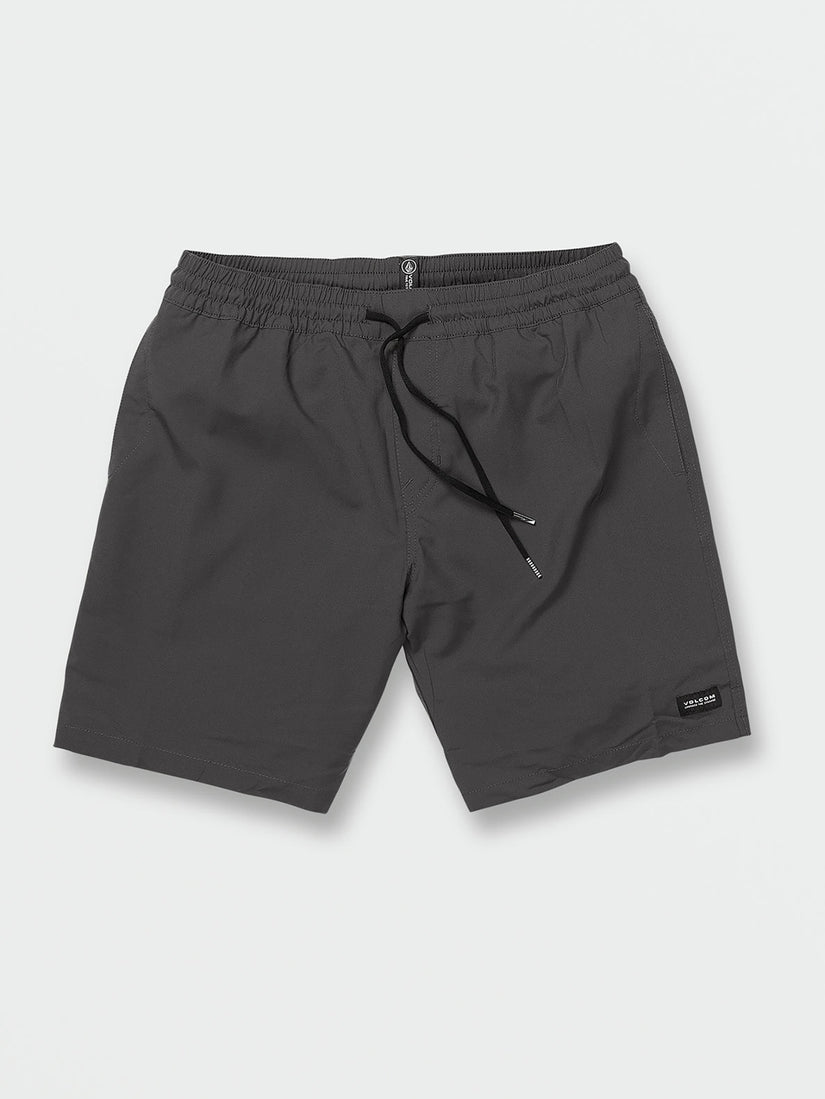 Stones Hybrid Elastic Waist 18" Short - Asphalt Black