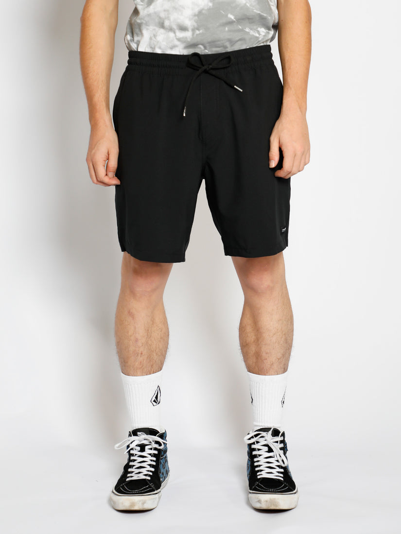 Stones Hybrid Elastic Waist 18" Short - Black (A1002201_BLK) [3]