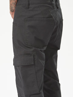 Volcom Workwear Meter Light Cuffed Pant - Black