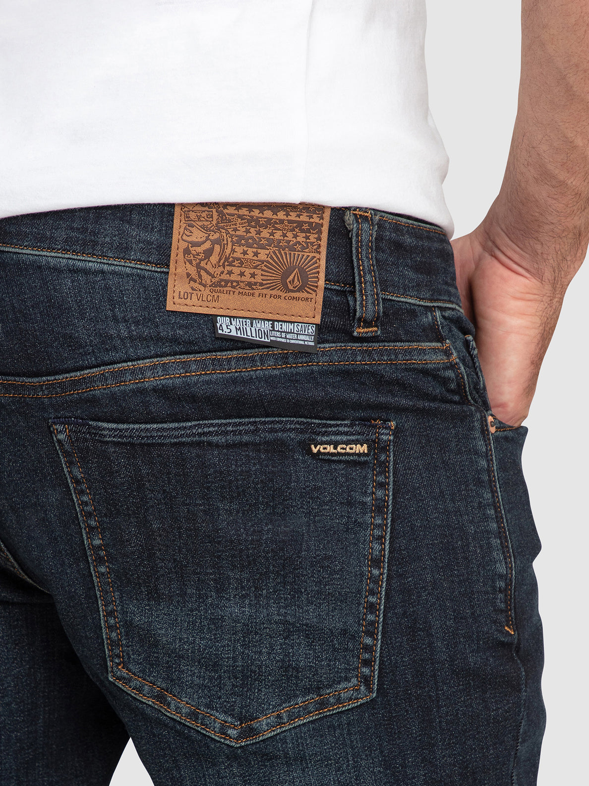 Vorta Slim Fit Jeans Dirty Vintage Indigo Volcom