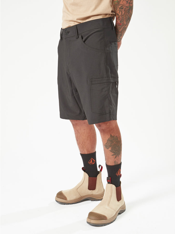 Volcom Workwear Slab Hybrid Short 20" - Black